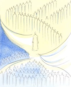 私たちが聖体拝領で出会うキリストは、2003年の3つの地域の「戸口」にいるかのようです（紙にw - c）