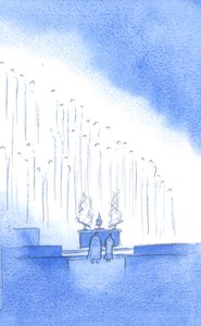神の賛美：私たちが言ったように、聖時間に：「彼の天使と彼の聖人の神に祝福されますか？」 -彼らは2002年に数千人で私たちと一緒にいました（紙にw - c） 作： Elizabeth Wang