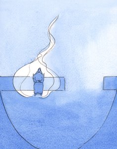 父は私たちに彼の栄光を着せることができます。私は生きている炎だ、と彼は言った、彼の前で、私がキリストと一つの祈りを祈るとき、2002年（紙にw - c） 作： Elizabeth Wang