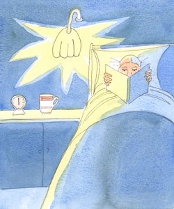主は私たちがいつも苦行をし、惨めになること、または私たちの自己犠牲を誇りに思うことを望んでいません、2004年（紙にw - c） 作： Elizabeth Wang