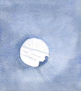 キリストによって私たちに与えられた恵みは、完全な洪水で私たちを源に運ぶ川のようなものです、2000年（紙にw - c） 作： Elizabeth Wang