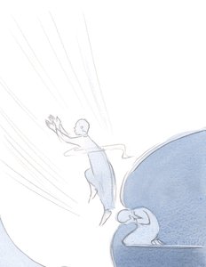 私たちが祈りを通して入る魂の中の内面の世界は、私たちが一時的に閉じ込められている物理的な宇宙よりも大きい、2000年（紙にw - c）