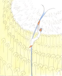 神の人生はとても素晴らしく輝かしいので、不思議に神を見つめている天国の聖人でさえ、2004年の聖三位一体を完全には理解していません（紙にw - c） 作： Elizabeth Wang
