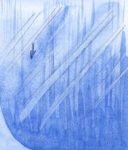 死後、神を拒絶する者は、石のように無限の深淵に「落ちる」。、2001年（紙にw - c）