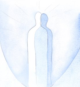 キリストを本当に愛する人は、本当に彼のようでなければなりません。キリストの鏡像として、他の人にとっては、キリストの世話と関心を再現します。、2001年（紙にw - c） 作： Elizabeth Wang