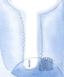 無駄な欲望を空にする魂は、キリストのために地球上に空間を作り、天と地は結合されます、2000年（紙にw - c）