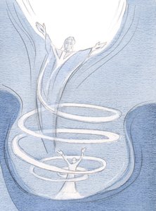 神の愛のために、祈りと苦行によってくり抜かれた魂は、イエスの「家」であり、その賛美は2000年に父に流れます（紙にw - c）