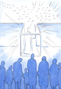 幕屋は、私たちがキリストとその聖徒に会い、人生の終わり、2002年に天国の準備をすることができる天国への廊下のようなものです（紙にw - c） 作： Elizabeth Wang
