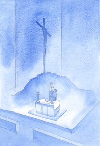 これは私の血の杯です」：カルバリーの犠牲は2001年のすべてのミサで再提示されます（紙にw - c）