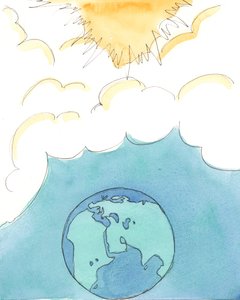 私たちは世界中の貧しい人々を助けるために祈り、努力しなければなりませんが、神の友人たちを待っている栄光と喜びを忘れて落胆しないように、天国についても考え続けなければなりません。2004年（w - c 作： Elizabeth Wang