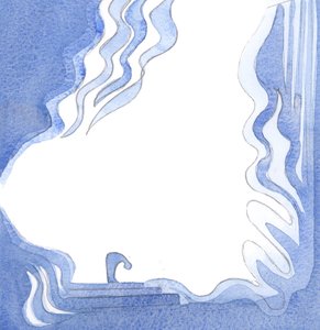 キリストを通して、私たちは神の三位一体の栄光の敷居に到達し、自己忘却の中で神を愛し、崇拝します、2000年（紙にw - c） 作： Elizabeth Wang