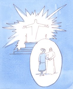 私たちはミサでのキリストの自己提供と一致するのは正しいですが、私たちが一日中私的な祈りで立ち止まって自己提供を更新するなら、父なる神にさらなる栄光を与えます、2004（w