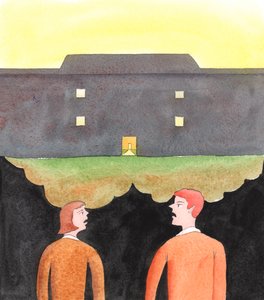人々が神の呼びかけを受け入れ、神に近づくと、すぐに立ち止まり、神が彼らに不和な仕事をするように頼むか、彼らがしたくない犠牲を払うことを恐れる人もいます、2004年（紙にw - c） 作： Elizabeth Wang