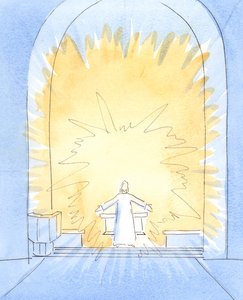 パンがミサで奉献されたとき、キリストは実質的に私たちの祭壇に存在し、2004年に彼の栄光のすべてを示しました（紙にw - c）