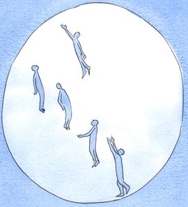 魂が神聖さで互いに励まし合うときはいつでも、彼らはお互いが天国への祈りで立ち上がるのを助けます：恐れ、疑い、またはためらいから解放され、2003年（紙にw - c） 作： Elizabeth Wang