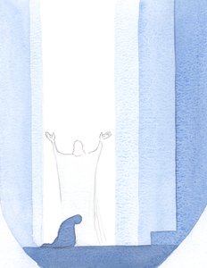 キリストと共に、私たちの祈りは価値があります、2000年（紙にw - c） 作： Elizabeth Wang