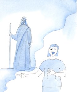 セントポールはそれを認識しますか？、2003年（紙にw - c） 作： Elizabeth Wang
