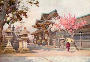 北野天神にて（カラーリソ）