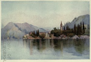 バレンナ、コモ湖、Richard Bagot 作「イタリアの湖」より 作： Ella Du Cane