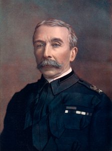 エドワードチャップマン将軍、スコットランドの部隊を指揮、1902年。