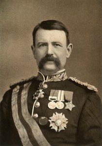 「チャールズ・ウォーレン中将、G.C.M.G.」、1900年。 作： Elliott and Fry