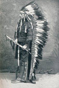 北米インディアン、1912 作： Elliott and Fry