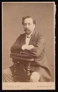 デビッド・フォーブスの肖像 1828-1876, 1874. 作： Elliott and Fry