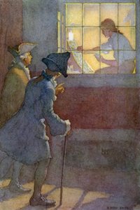 私がクラブから家に帰るとき、私は彼がまだ仕事をしているのを見ます 作： Elmer Boyd Smith