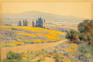 カリフォルニアの春の風景 作： エルマーウズラ