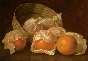 オレンジのバスケット、1895 作： Eloise Harriet Stannard