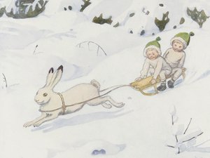雪うさぎ