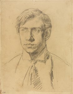 ダーウェント・リーズの肖像 1910-11年頃（紙に鉛筆） 作： Elsie McNaught