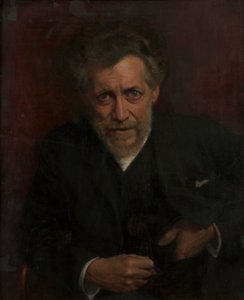 エドモンド・フォン・ヘルマー教授の肖像 作： Emanuel Baschny