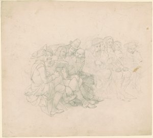 17世紀の衣装を着た男性 [直訳] 作： Emanuel Gottlieb Leutze