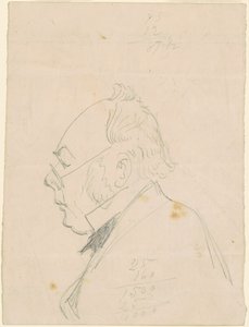 男のプロフィール 作： Emanuel Gottlieb Leutze