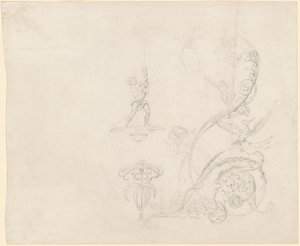 噴水装飾の研究 作： Emanuel Gottlieb Leutze