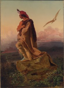 モヒカン族の最後 作： Emanuel Gottlieb Leutze