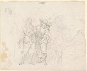 Two Cavaliers [直訳] 作： Emanuel Gottlieb Leutze