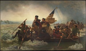 デラウェア州を渡るワシントン、1851年 作： Emanuel Leutze
