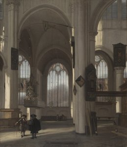 教会の内部、1680年頃（キャンバスに油彩） 作： Emanuel de Witte