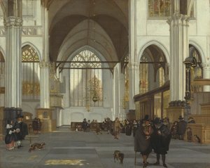 アムステルダムの旧教会の内部（1659年）