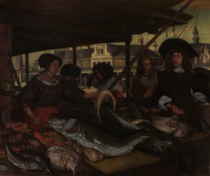 アムステルダムの Nieuwe Vismarkt (新しい魚市場)