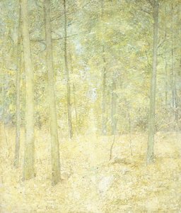 森のシーン 作： Emil Carlsen