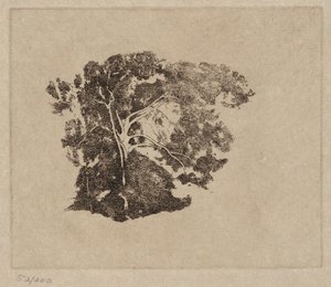 木の研究 作： Emil Carlsen