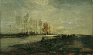 ランデンブルク2世近くのタイヤで 作： Emil Jakob Schindler