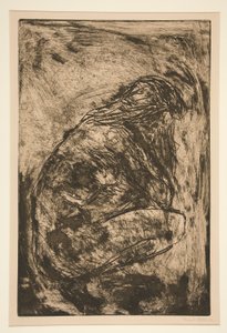 着席ヌード 作： Emil Nolde