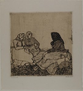 3人の女性 作： Emil Orlik