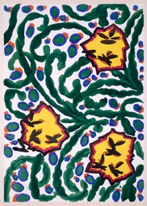 フローラル、新しい絵と色、1925年頃（カラーリソ）