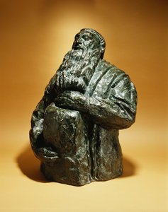 ロダンは振り返る;ロダンペンシュアンアリエール、1909年 作： Emile Antoine Bourdelle