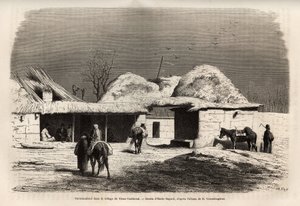 1867年から1868年にかけて中央アジアを旅したバジル・ベレシャギンの絵をもとにエミール・バヤールが彫ったもので、1873年に出版された「Le tour du monde」に掲載されています。 作： Emile Antoine Bayard